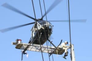 Power line inspection, image