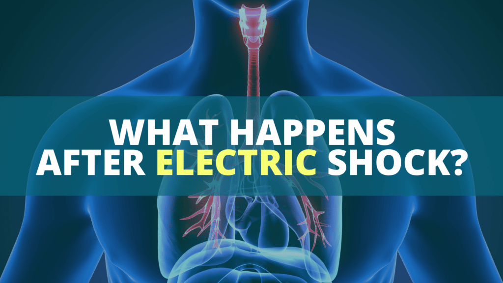 What happens after electric shock?